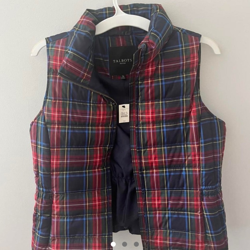 PLAID VINTAGE VEST